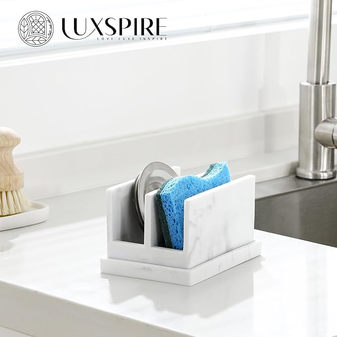 Luxspire Kitchen Sponge Holder, Dish Sponge Holder - Image 7