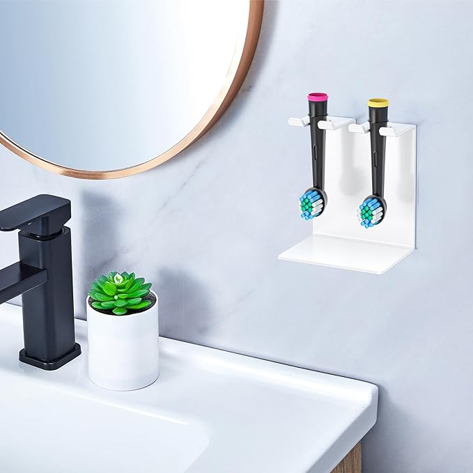Electric Toothbrush Head Holder, Oukimly Toothbrush Holder Wall Mounted or - Image 4