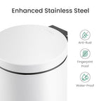 Cesun 1.2 Gallons Small Trash Can - Image 3