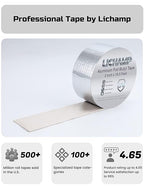 Lichamp Aluminum Butyl Tape, Waterproof Butyl Aluminum Foil Tape 2 inches x - Image 7