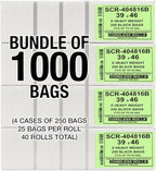 Aluf Plastics 45 Gallon 16 Micron Black Trash Bags - Image 6
