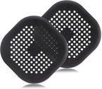 2Pcs 5.4 Inch Square Drain Cover TPR Hair Drain Catcher Flat Silicone Floor by Auvotuis