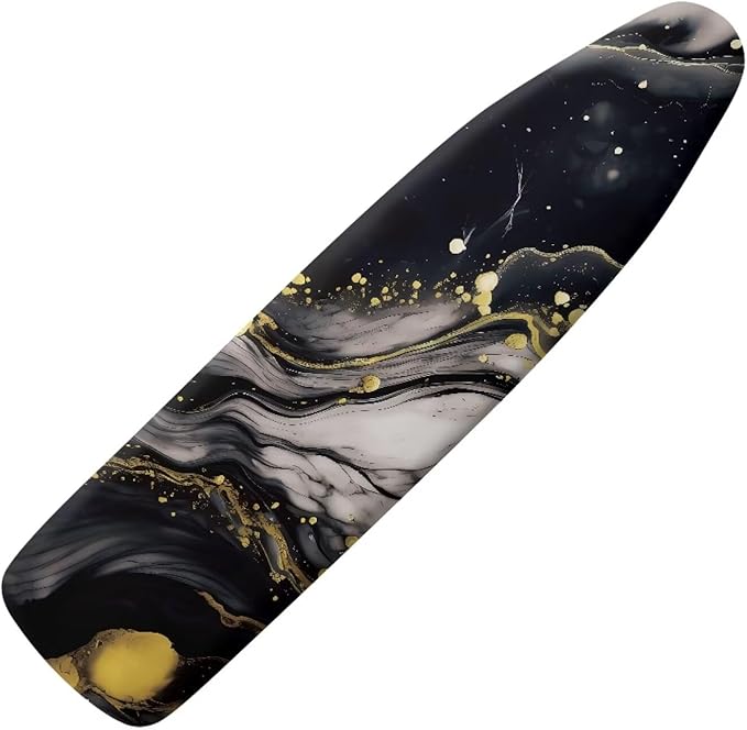 Marble Print Ironing Board Cover Protector Dirt-Resistant Iron Board Cover by Wanzuoeng