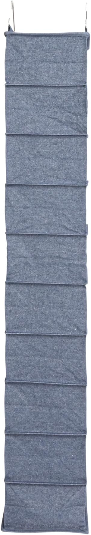 Household Essentials Hanging Narrow Cotton Blend and Plastic Closet Organizer - Image 7