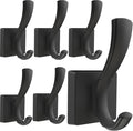 Black Towel Hooks Coat Hooks for Wall, Hand Towel Holder Robe Hook for Bathroom by TOFIIGREM
