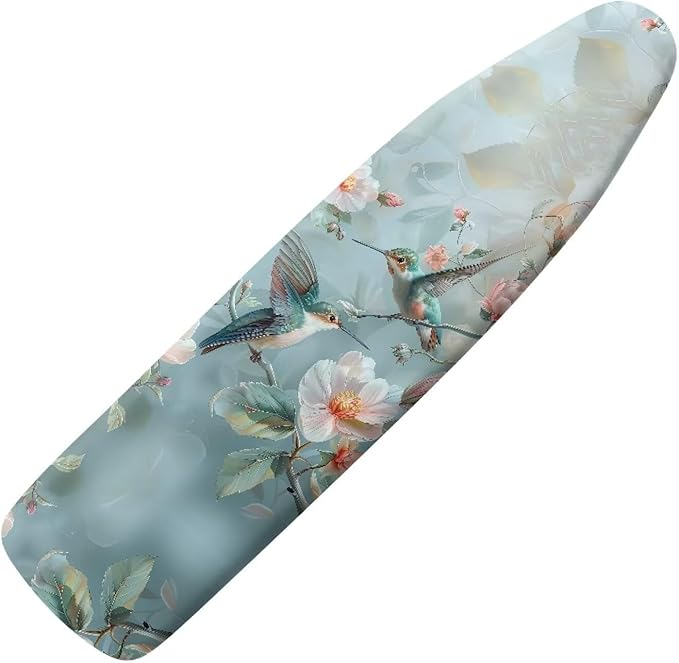 Hummingbird Design Ironing Board Cover and Pad Elastic Edge by Oamsistay