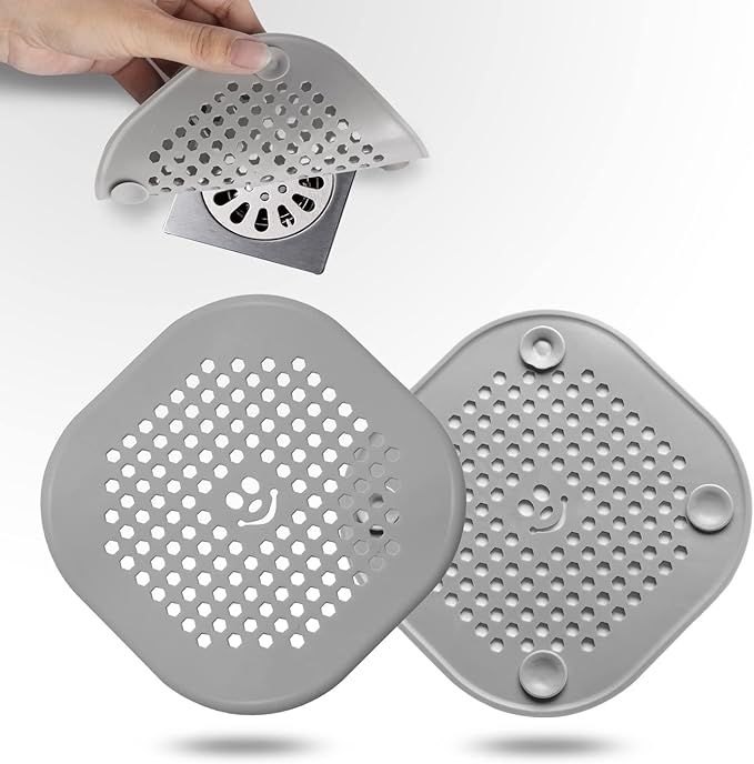2 Pack Drain Cover Hair Catcher Drain Plug Hair Stopper Drain Protector - Image 7