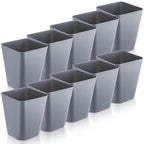 Amyhill 10 Pcs Small Trash Can 2 Gallon Plastic Garbage Can Small Waste Basket by Amyhill