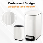 Bathroom Trash Can with Toilet Brush - Image 3