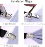 Goodtimes Ironing Board Cover Clips, Adjustable Ironing Board Pad Braces - Image 7