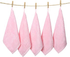 Yoofoss Washcloths Towel Set 10 Pack Baby Rayon Derived from Bamboo Wash Cloth - Image 6