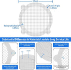 48Pack-Disposable Shower Drain Hair Catcher Mesh Stickers - Image 2