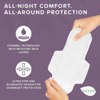 Veeda Natural Cotton Night Pads - Image 3