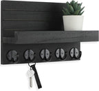 Key Holder for Wall, Decorative Key and Mail Holder by Lwenki