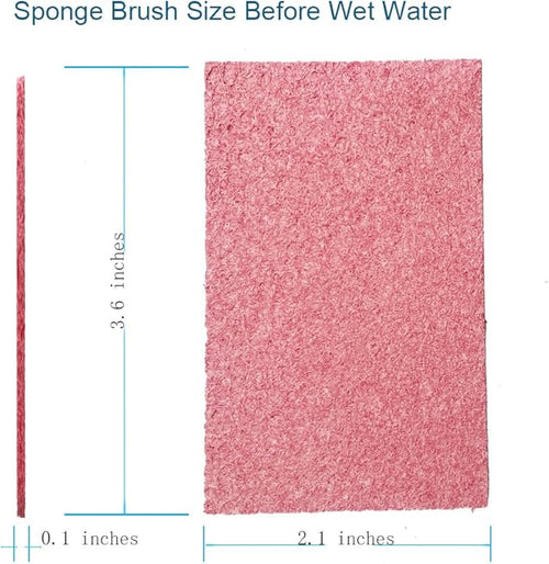12PCS Cleaning Sponge，2.5X4.0 inches, Kitchen DishSponge, Cleaning Scrub Color - Image 2