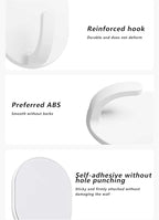 lightstar 5 Pcs Adhesive Plastic Hooks - Image 8