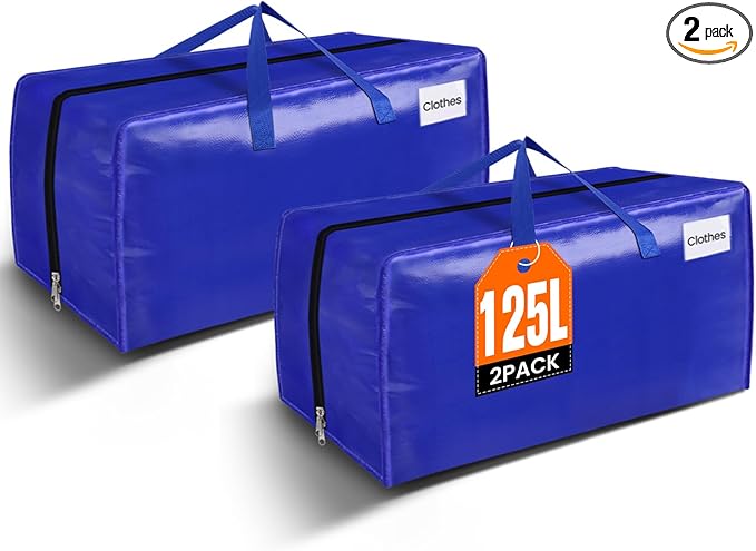BlissTotes Moving Bags, Heavy Duty Moving Supplies & Storage Bags, Extra Large by BlissTotes