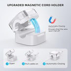 AhaStyle Magnetic Cable Organizer 6 Pack Cord Holders Clips Strong Adhesive - Image 2