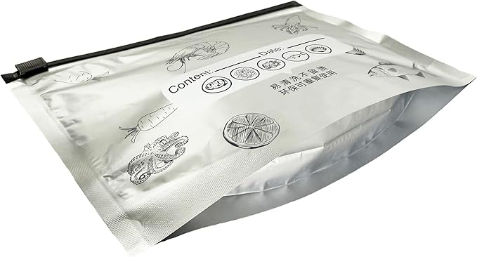 FERENLI 20 pcs 9.1x6.7inch Reusable Aluminum Foil Food Storage Bags - Image 2
