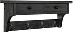 Emfogo Wood Coat Hooks Wall Mounted, Rustic Style - Image 8