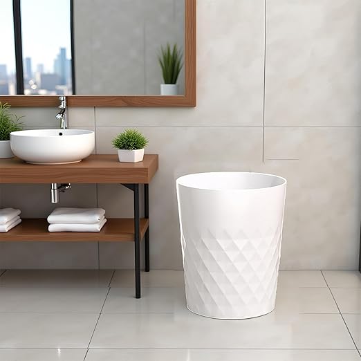 Bathroom Trash Can 1.8 Gallon Garbage Can Waste Basket Recycling Bin - Image 9
