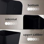 Hoolerry 9 Pieces Garbage Can 2 Gallon Small Trash Cans Bulk Bathroom Trash Bin - Image 3