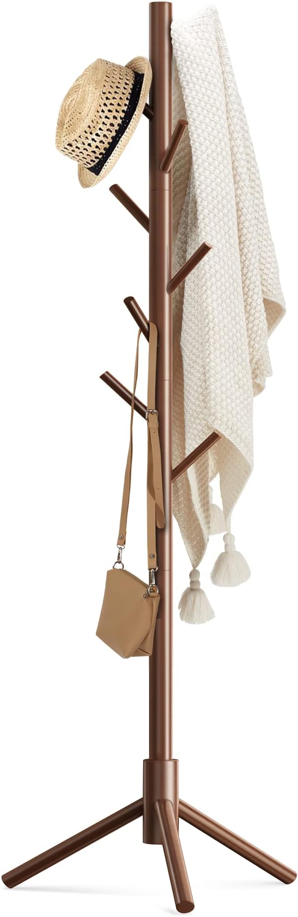 Haddockway Wooden Coat Rack Stand by Haddockway