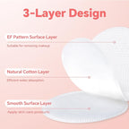 Large Oval Cotton Pads, Dual-Sided, Ultra-Soft Cotton Oval Pads - Image 4