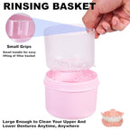 Denture Case, Leak Proof Denture Bath Cup - Image 5