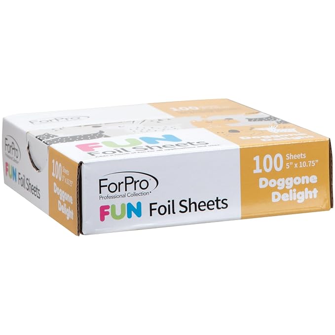 ForPro Professional Collection FUN Doggone Delight 5" Foil Sheets, Pop-Up Foil - Image 3