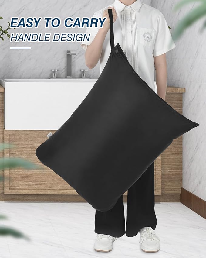OTraki 2Pcs Large Laundry Bags 24x32 inch Wet Dry Bag Reusable Waterproof Bag - Image 6