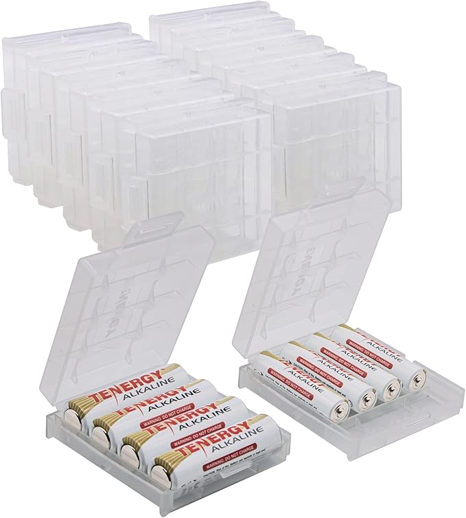 Tenergy 10 Pack Plastic Storage Case by Tenergy