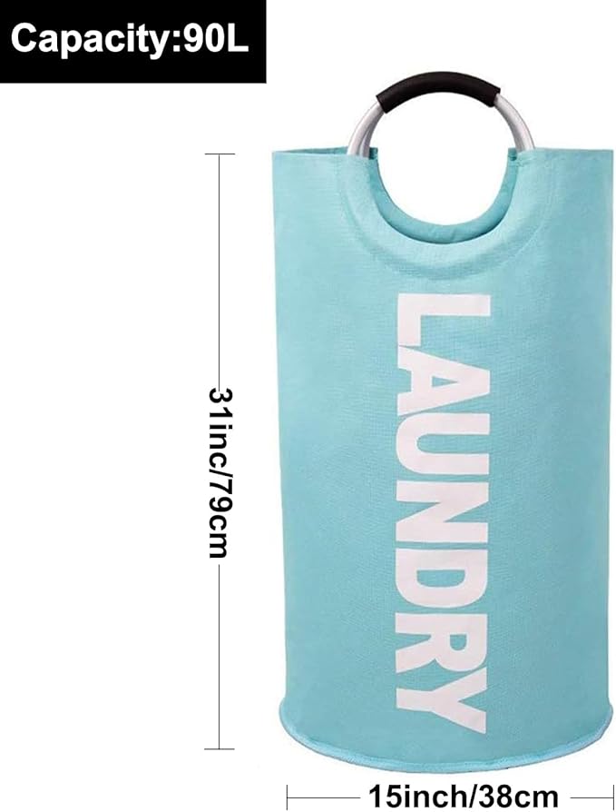 Mziart 90L Large Collapsible Laundry Hamper Laundry Basket - Image 2
