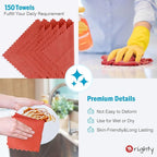 Orighty Cleaning Cloths Bulk, 150 Pack Shop Rags Reusable, Microfiber Cleaning - Image 5