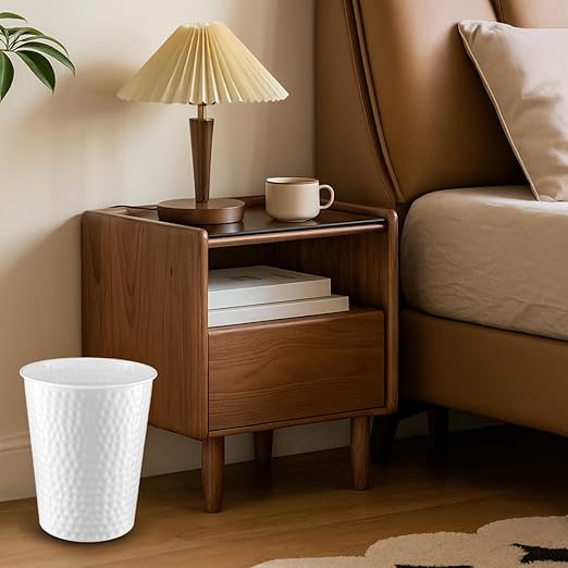 Monarch Abode Metal Bathroom Trash Can – Waste Basket - Image 7