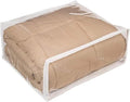 FBA Set of 5 Clear Vinyl Zippered Storage Bags 24x20x11 Inch by FBA