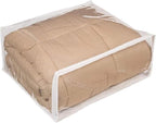 FBA Set of 5 Clear Vinyl Zippered Storage Bags 24x20x11 Inch by FBA
