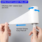 BAILALIBO Lint Rollers for Pet Hair Extra Sticky, 1100 Sheets Mega Value Set - Image 4