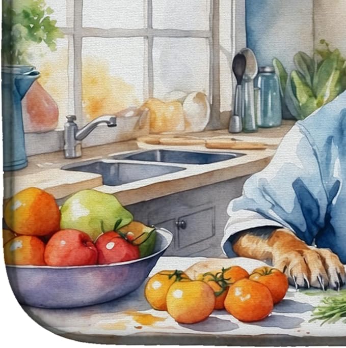 Caroline's Treasures DAC6192DDM Australian Cattle Dog The Chef Dish Drying Mat - Image 4