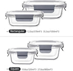 24 Pieces Glass Food Storage Containers - Image 2