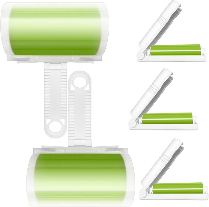 Reusable Washable Lint Roller 5 Pack, Sticky Travel Lint Roller, Portable by MUEDRT