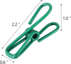 30pcs Chip Clips, 2.2 inch Bag Clips, Small Metal Clothes Pins - Image 2