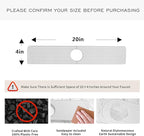 Stone Faucet Mat for Kitchen Sink, Diatomite Fast Drying Absorb Moisture Tray - Image 2
