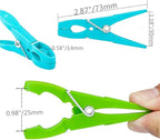 Strong Plastic Clothes Pegs for Drying Laundry Clothing Line Clips Set Travel - Image 5