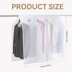 Clothing Rack Covers Hanging Clothes Dust Covers Garment Bag Organizer Storage - Image 2