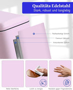 JM.YIPENG Bathroom Rubbish Bin, 5 Litre Cosmetic Bin, Small Waste Bin - Image 4