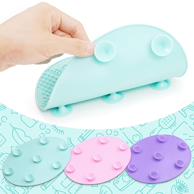 Makeup Brush Cleaner Mat, Big Size, Cleaning Pad - Image 3