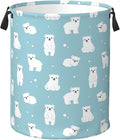Cute Polar Bears Laundry Hamper Bag by Unknown