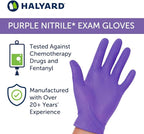 HALYARD PURPLE NITRILE Gloves Powder Free Disposable Medical Exam Gloves - Image 8