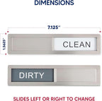 HIC Kitchen Dishwasher Clean Dirty Indicator Magnet, 18/8 Stainless Steel - Image 4